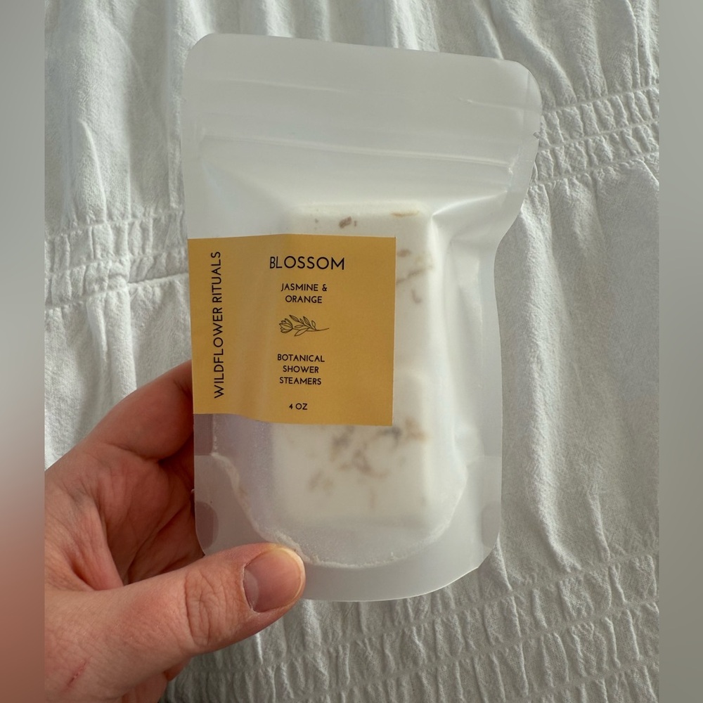 Botanical Shower Steamers – Jasmine & Orange (NEW / Sealed)